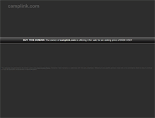 Tablet Screenshot of camplink.com